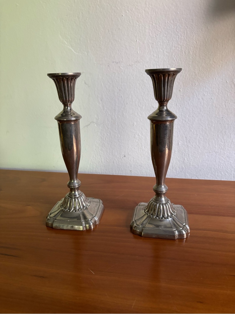Towle Vintage Silverplated Candlesticks in Pair
